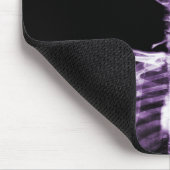 X-Ray Vision Paars Single Skeleton Muismat (Hoek)