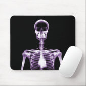X-Ray Vision Paars Single Skeleton Muismat (Met muis)