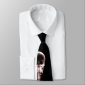 X-Ray Vision Red Single Skeleton Stropdas (Gebonden)
