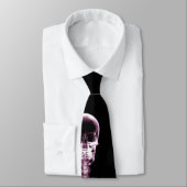 X-Ray Vision roze Single Skeleton Stropdas (Gebonden)