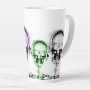 X-Ray Vision Skeleton Music Hoofdtelefoon Latte Mok