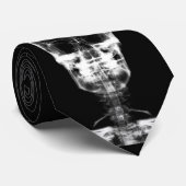 X-RAY VISION SKELETON SKULL - B&W STROPDAS (Opgerold)