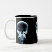 X-RAY VISION SKELETON SKULL - BLUE TWEEKLEURIGE KOFFIEMOK (Links)