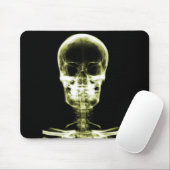 X-RAY VISION SKELETON SKULL - GEEL MUISMAT (Met muis)