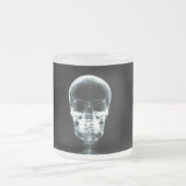 X-RAY VISION SKELETON SKULL - ORIGINEEL MATGLAS KOFFIEMOK (Center)