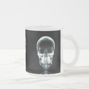 X-RAY VISION SKELETON SKULL - ORIGINEEL MATGLAS KOFFIEMOK