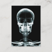 X-RAY VISION SKELETON SKULL - ORIGINEEL VISITEKAARTJE (Achterkant)