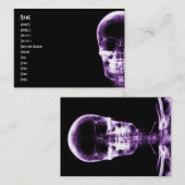 X-RAY VISION SKELETON SKULL - PAARS VISITEKAARTJE (Voorkant / Achterkant)