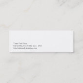 X-Ray Vortex Mini Visitekaartje (Achterkant)