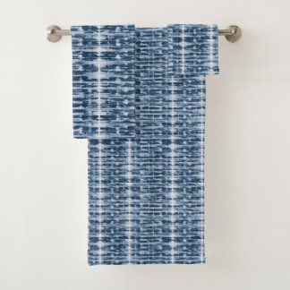 X-Ray Waterverf Shibori Stripe Bad Handdoek