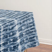 X-Ray Waterverf Shibori Stripe Tafelkleed (Voorbeeld)