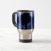 X-rayed 2 - Elektromagnetisch blauw Reisbeker (Voorkant links)