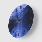 X-rayed 2 - Elektromagnetisch blauw Ronde Klok (Hoek)