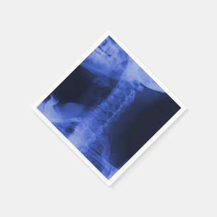 X-Rayed 2 elektromagnetisch blauw Servet