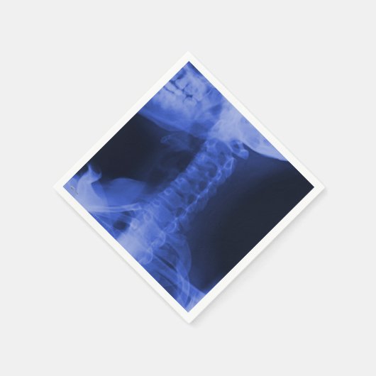 X-Rayed 2 elektromagnetisch blauw Servet (Hoek)
