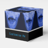 X-Rayed 3 - Elektromagnetisch blauw Bedankdoosjes (Voorkant Zijde)
