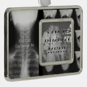 X-Rayed 3 (origineel) Verzilverd Omlijst Ornament (Rechts)