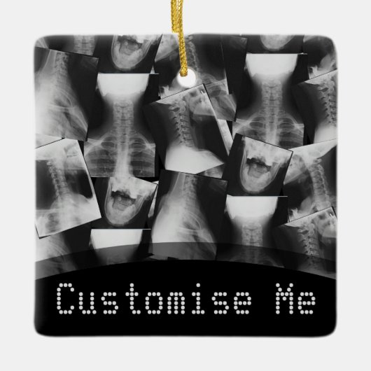 X-Rayed Origineel Keramisch Ornament (Voorkant)