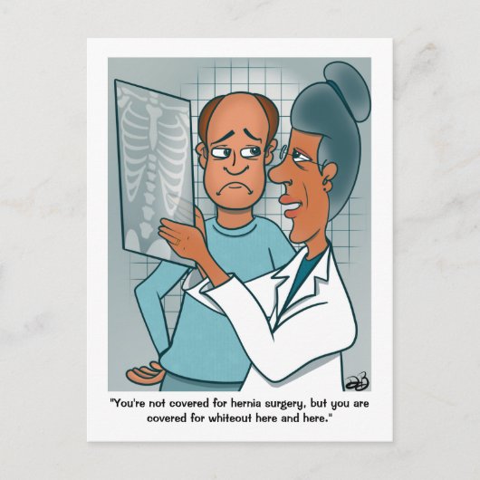 X-Rays Briefkaart (Voorkant)