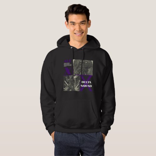 X-ruimte Hoodie (Voorkant volledig)