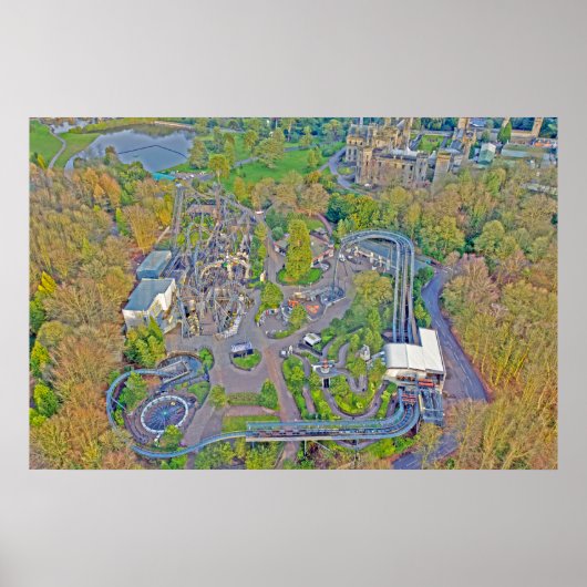 X-sector drone | Resort Alton Towers Poster (Voorkant)