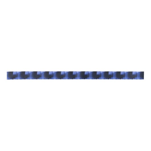 X-straling 2 elektromagnetisch blauw satijnen lint (Voorkant)