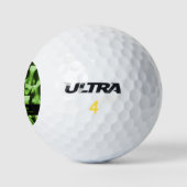 X-straling - radioactief groen golfballen (Logo)
