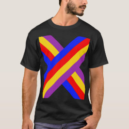 X T-shirt ontwerp