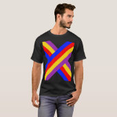 X T-shirt ontwerp (Voorkant volledig)