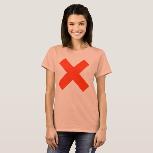 X T-shirt voor vrouwen (Voorkant volledig)