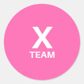 X Team Sticker (Voorkant)