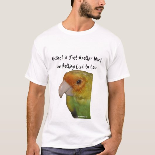 X-tinctie! Carolina Parakeet T-shirt (Voorkant)