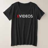 X-video's T Shirt zwart (Design voorkant)