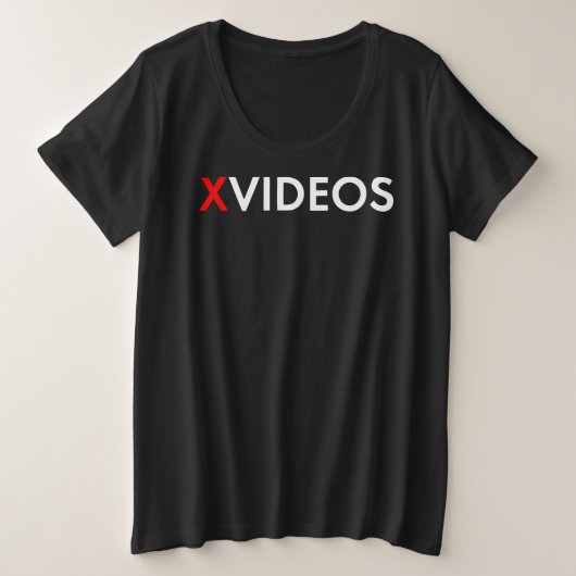 X-video's T Shirt zwart (Design voorkant)