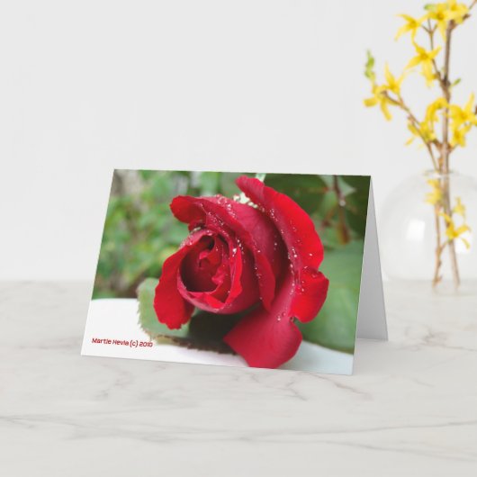 X-Wenskaart Sjabloon (Gele Bloem)