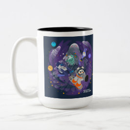 X World Team 319-20250221 koffiekopje Tweekleurige Koffiemok