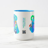 X World Team 319-20250303 koffiebeker Tweekleurige Koffiemok (Center)