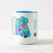 X World Team 319-20250303 koffiebeker Tweekleurige Koffiemok (Voorkant links)