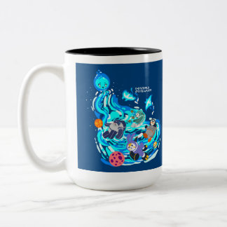 X World Team 319-20250305 koffiekopje Tweekleurige Koffiemok