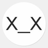 x_x Dead Emoticon Stickers (Voorkant)
