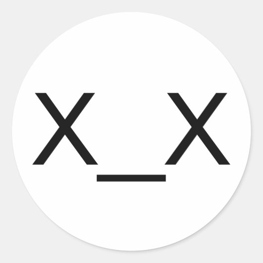 x_x Dead Emoticon Stickers (Voorkant)