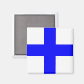 "X" (Xray) seinen vlaggencode vlag Magneet (Voorkant / Achterkant)