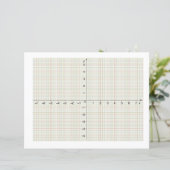 X Y-coördinaten Systeemalgebra Algebraïsche Wiskun (Staand voorkant)