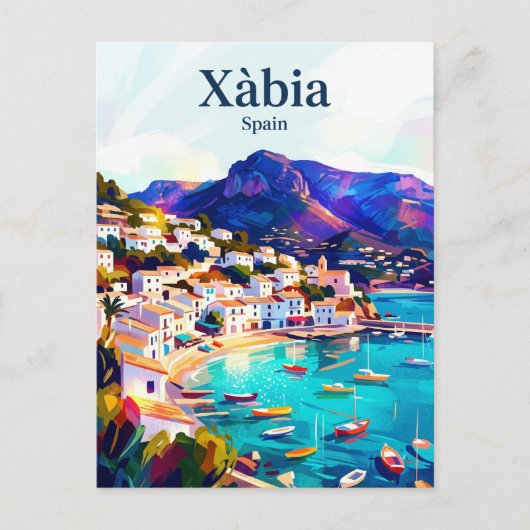 Xàbia Spanje Briefkaart (Voorkant)