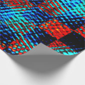 Xadrez azul, laranja, nep sujo ou manchado. cadeaupapier (Hoek)