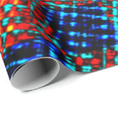 Xadrez azul, laranja, nep sujo ou manchado. cadeaupapier (Rol Hoek)