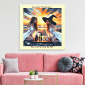 XADREZ FEMININO - Impressão em tela Canvas Afdruk (Insitu (Woonkamer))