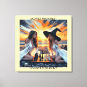 XADREZ FEMININO - Impressão em tela Canvas Afdruk (Voorkant)