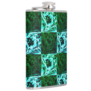 Xadrez verde e azul céu ou ciano, com retângulos? heupfles