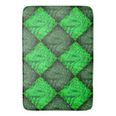 Xadrez verde falsa grama ou folhas de coqueiro. badmat (Voorkant Verticaal)